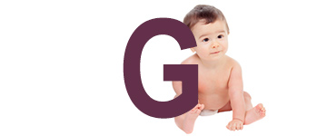Prénoms de bébé dernière lettre G | IdPrenom
