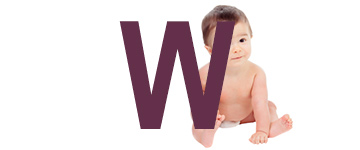Prénoms de bébé dernière lettre W Prénoms de bébé dernière lettre W | IdPrenom